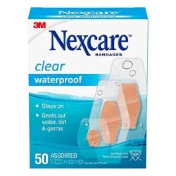 Nexcare Waterproof Bandages - 50 Count