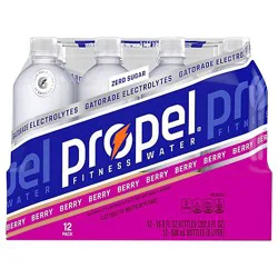 Propel Water Beverage With Electrolytes & Vitamins Berry - 12-16.9 Fl. Oz.
