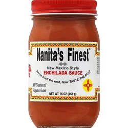 Nanitas Finest Sauce Enchilada Jar - 16 Oz