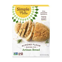 Simple Mills Almond Flour Mix Artisan Bread - 10.4 Oz