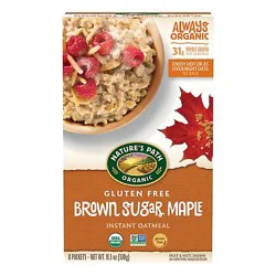 Natures Path Organic Oatmeal Gluten Free Brown Sugar Maple - 11.3 Oz