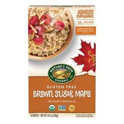 Natures Path Organic Oatmeal Gluten Free Brown Sugar Maple - 11.3 Oz