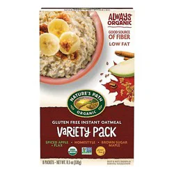 Nature's Path Organic Variety Pack Gluten Free Oatmeal - 11.3 Oz