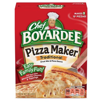 slide 1 of 1, Chef Boyardee Traditoinal Cheese Pizza Maker Kit - 31.85 Oz, 31.85 oz