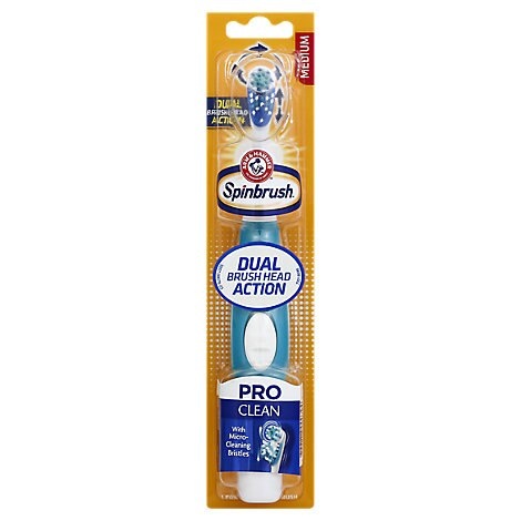 slide 1 of 1, A&H Spinbrush Pro Cln Med 1 Ea - 1 Each, 1 ct