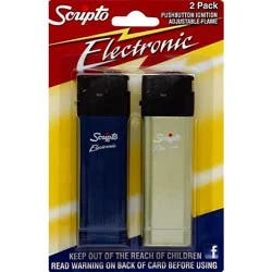 Scripto Lighters Electronic 2pk - 2 Count