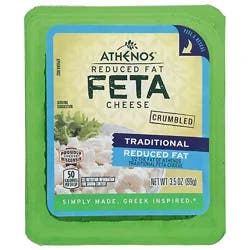 Athenos Cheese Feta Crumbled Reduced Fat - 3.50 Oz