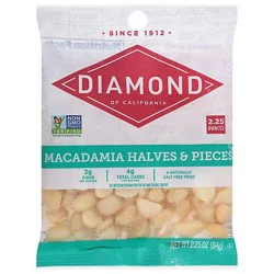 Diamond Of California Macadamias Chopped - 2.25 Oz