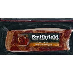Smithfield Hometown Original Thick Cut Bacon - 24 Oz