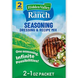 Hidden Valley Gluten Free Original Ranch Salad Dressing & Seasoning Mix - 2 Count