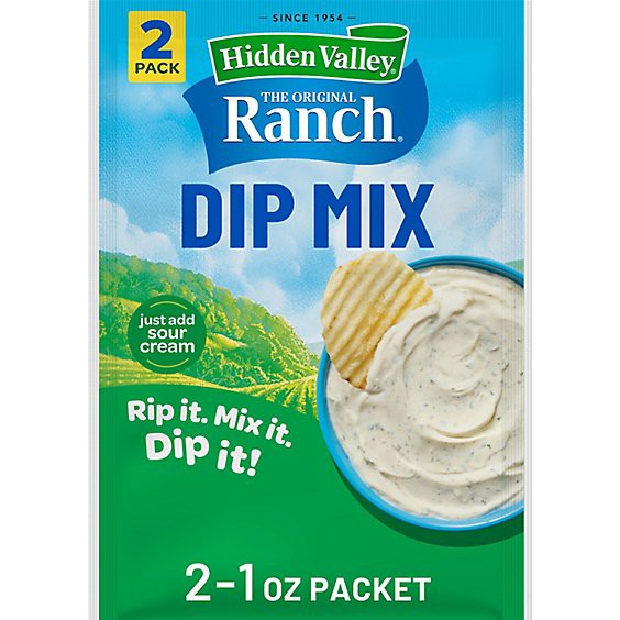 slide 1 of 1, Hidden Valley The Original Ranch Dip Mix - 2 Oz, 2 oz