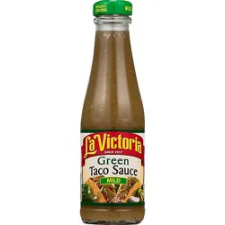 La Victoria Sauce Taco Green Mild Bottle - 8 Oz