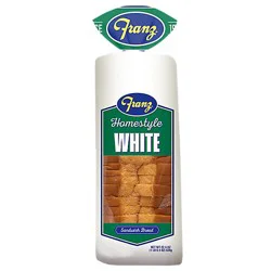Franz Homestyle Sandwhich Bread White Split Top - 22.5 Oz