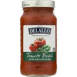 Delallo Ultimate Sauce Collection Sauce Tomato Basil Jar - 26 Oz
