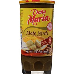Dona Maria Sauce Mexican Mole Verde Jar - 8.25 Oz