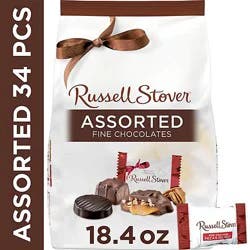 Russell Stover Assorted Milk & Dark Chocolates Bag - 18.4 Oz