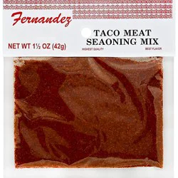 Fernandez Taco Meat Seasoning Mix Prepacked - 1.5 Oz