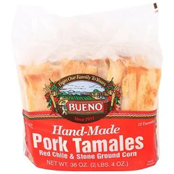 Bueno Pork Hot Tamales 12 Pk - 36 Oz