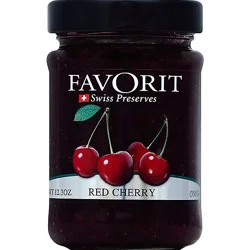 Favorit Preserves Swiss Red Cherry - 12.3 Oz