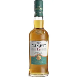 The Glenlivet 12 Year Old Single Malt Scotch Whisky Bottle - 375 Ml