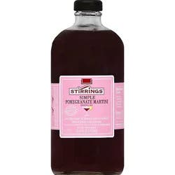 Stirrings Cocktail Mix Simple Pomegranate Martini - 750 Ml