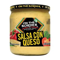 On The Border Salsa Con Quezo Jar - 15.5 Oz