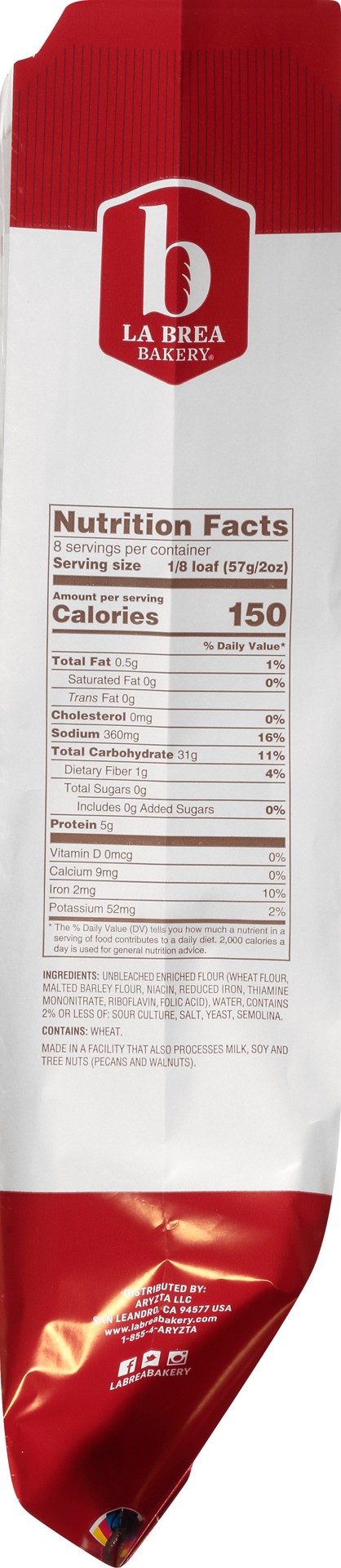 slide 9 of 9, La Brea Bakery Bread Loaf French - 16 Oz, 16 oz