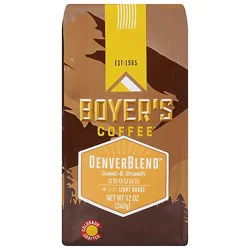 Boyers Coffee Coffee Ground Light Roast Denver Blend - 12 Oz