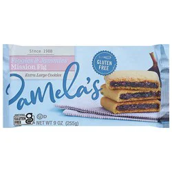 Pamelas Figgies & Jammies Cookies Extra Large Gluten-Free Mission Fig - 9 Oz