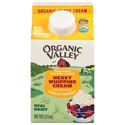 Organic Valley Organic Heavy Whipping Cream - 16 Fl. Oz.