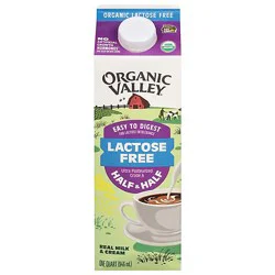 Org Vally Lactose Fr Hlf&hlf - 32 Fl. Oz.