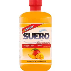 Suero Oral Electrolyte Solution With Zinc Mango Bottle - 33.8 Fl. Oz.