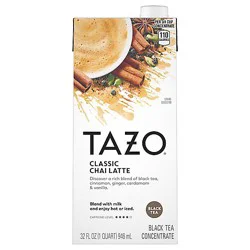 Tazo Tea Concentrate Black Tea Classic Chai Latte - 32 Fl. Oz.