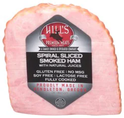 Hills Ham Spiral Sliced Boneless Half - 2 Lb
