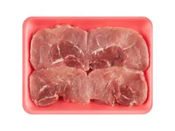 Meat Counter Pork Loin Sirloin Chops - 2.50 Lb