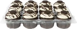 Bakery Cupcake Chocolate With Cky Cream Iced 12 Count - Each
