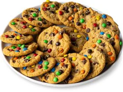 Bakery Cookies M&m Chocolate Chip 18 Count - Each