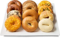 Bakery Tray Bagels Assorted - 12 Count