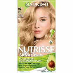 Garnier Nutrisse Nourishing Hair Color Creme 93 Light Golden Blonde (Honey Butter) Kit - Each