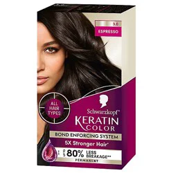 Schwarzkopf Keratin Color 3.0 Espresso Permanent Hair Color Cream - Each