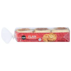 Signature Select English Muffins Select Plain - 6 Count