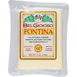 Belgioioso Fontina Cheese Wedge - 5 Oz