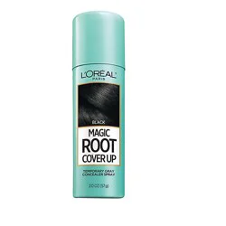 L'oreal Paris Magic Root Cover Up Temporary Concealer Spray For Gray Black - 2 Oz