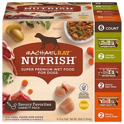 Rachael Ray Nutrish Food For Dogs Super Premium Variety Pack - 6-8 Oz