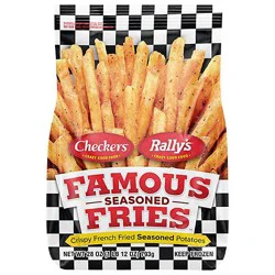 Checkers Rallys Famous Seasoned Fries Crispy French Fried Potatoes - 28 Oz
