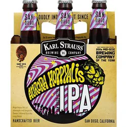 Karl Strauss Brewing Aurora Hoppyalis Ipa In Bottles - 6-12 Fl. Oz.