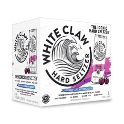 White Claw Beer Hard Seltzer Black Cherry - 6-12 Fl. Oz.