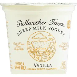 Bellwether Farms Yogurt Sheep Vanilla - 6 Oz