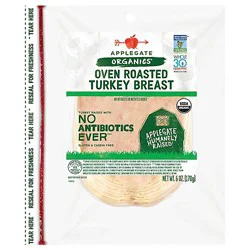 Applegate Organic Oven Roasted Turkey Breast - 6 Oz
