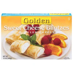 Golden Blintzes Sweet Cheese 6 Count - 13 Oz